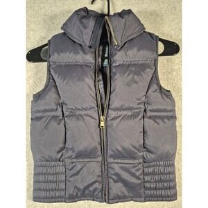 Ralph Lauren Youth Size 7 Goose Down Puffer Vest Navy Blue